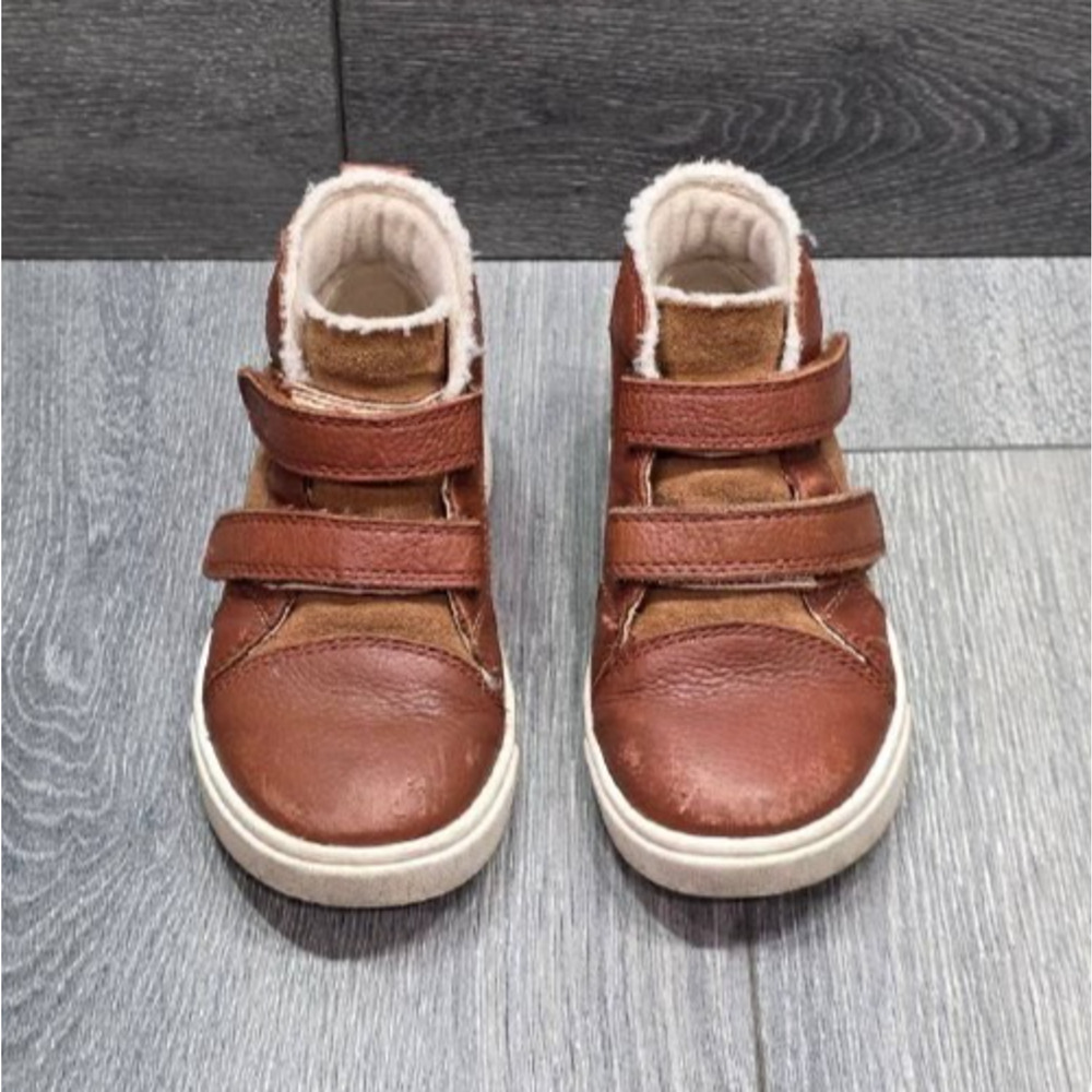 Ugg Kids Rennon boots warm II trainers Brown Sz 8 S000109 - Picture 2 of 11